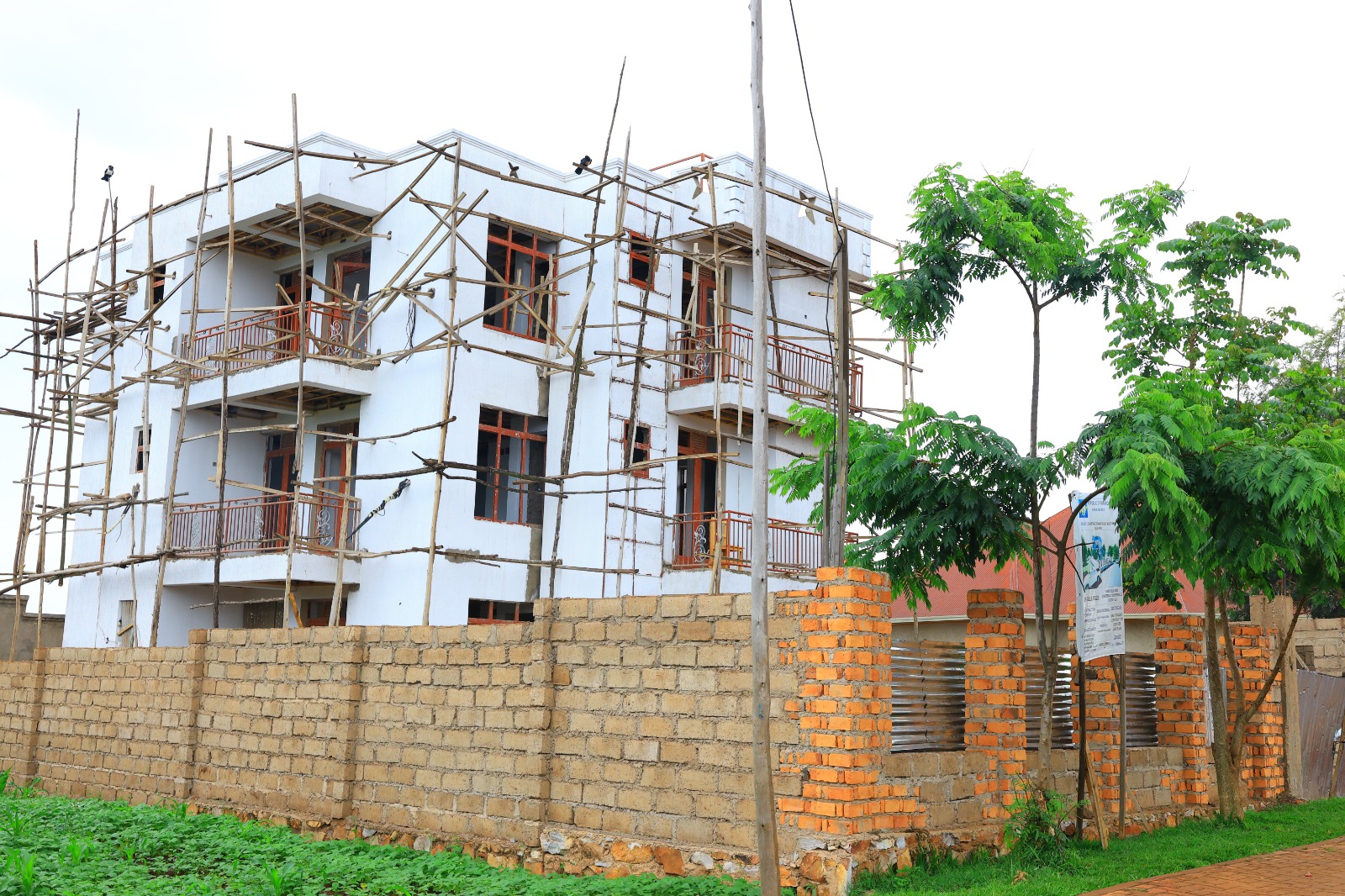 Des travaux de construction à Kirehe