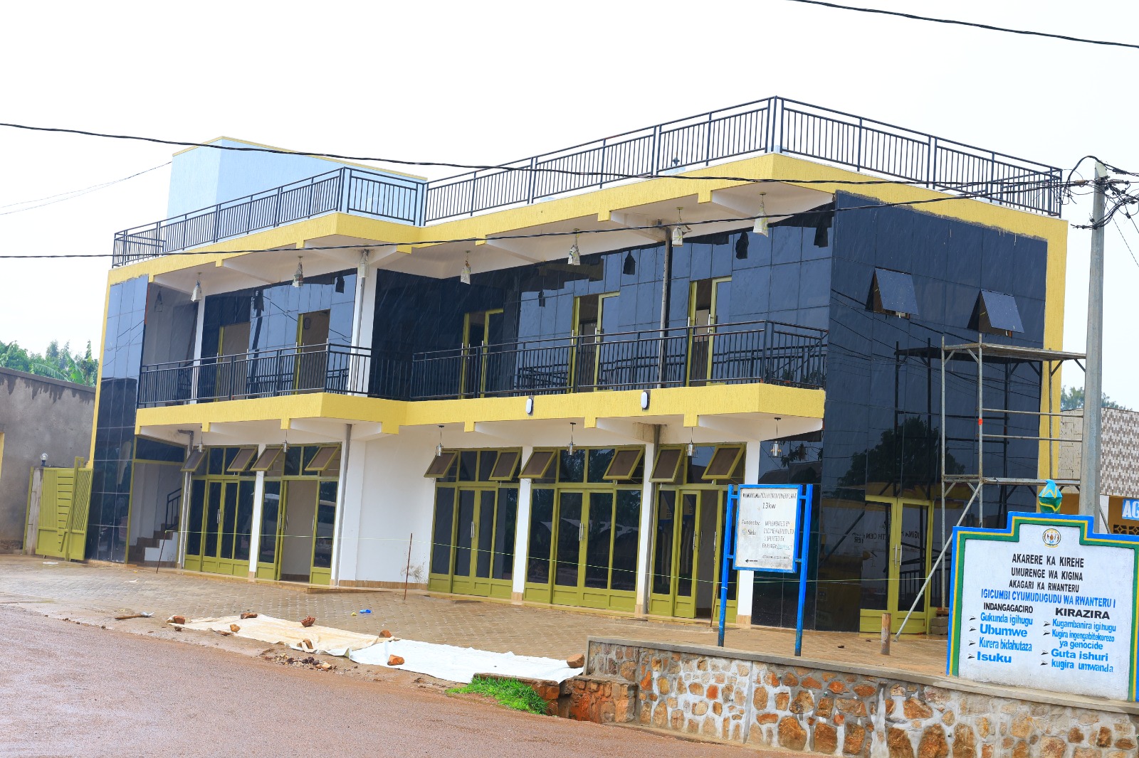 Un bâtiment commercial à Rwanteru, Kirehe