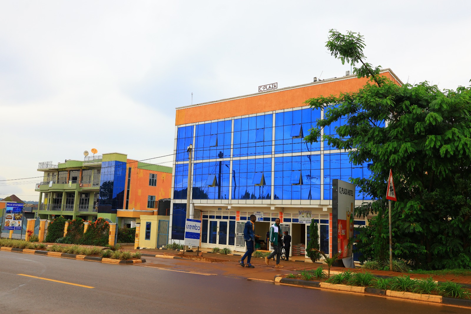 Commercial buildings in Kirehe